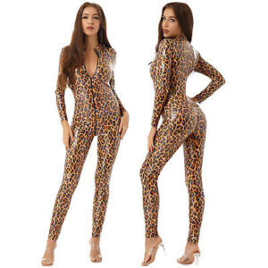 Leopard Latex Suit