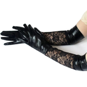 Lace Leather Gloves