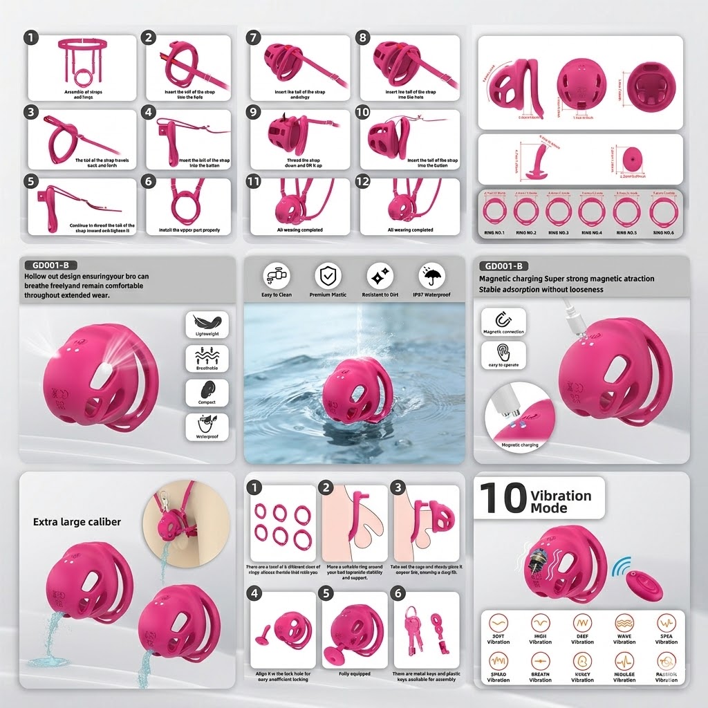 REMOTE CHASTITY VIBRATOR
